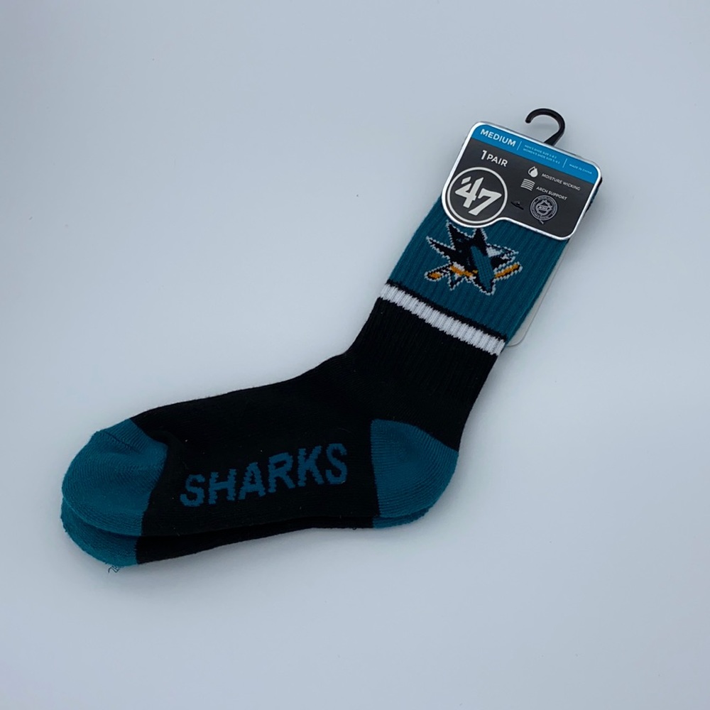 San Jose shark socks